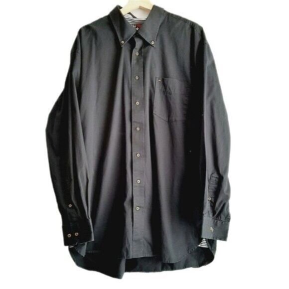 TOMMY HILFIGER | Button Down Cotton Shirt Top  Men's Sz XXL - Picture 1 of 11
